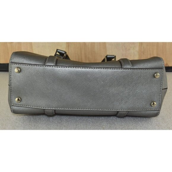 Kate Spade Newbury Lane Small Bag Anthracite Saffiano Leather Satchel Purse - Picture 5 of 15